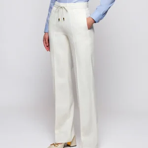 Pantalón stretch blanco