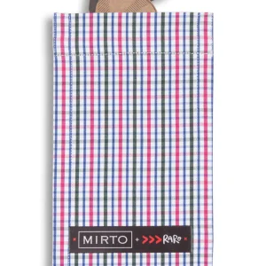 Glass Pocket Square "Check in Town"