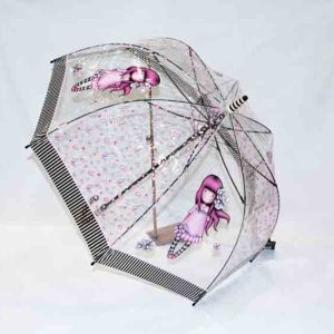 Paraguas adulto transparente Gorjuss «Cherry Blossom»