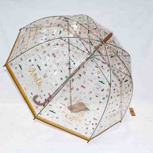 Paraguas Vinilo Transparente Anekke