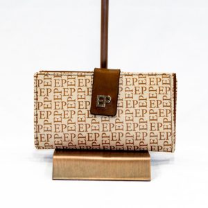 ^Cartera EL POTRO INSIGNIA beige