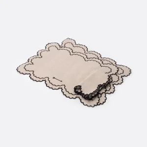 Pack 2 Manteles individuales y servilletas Beige